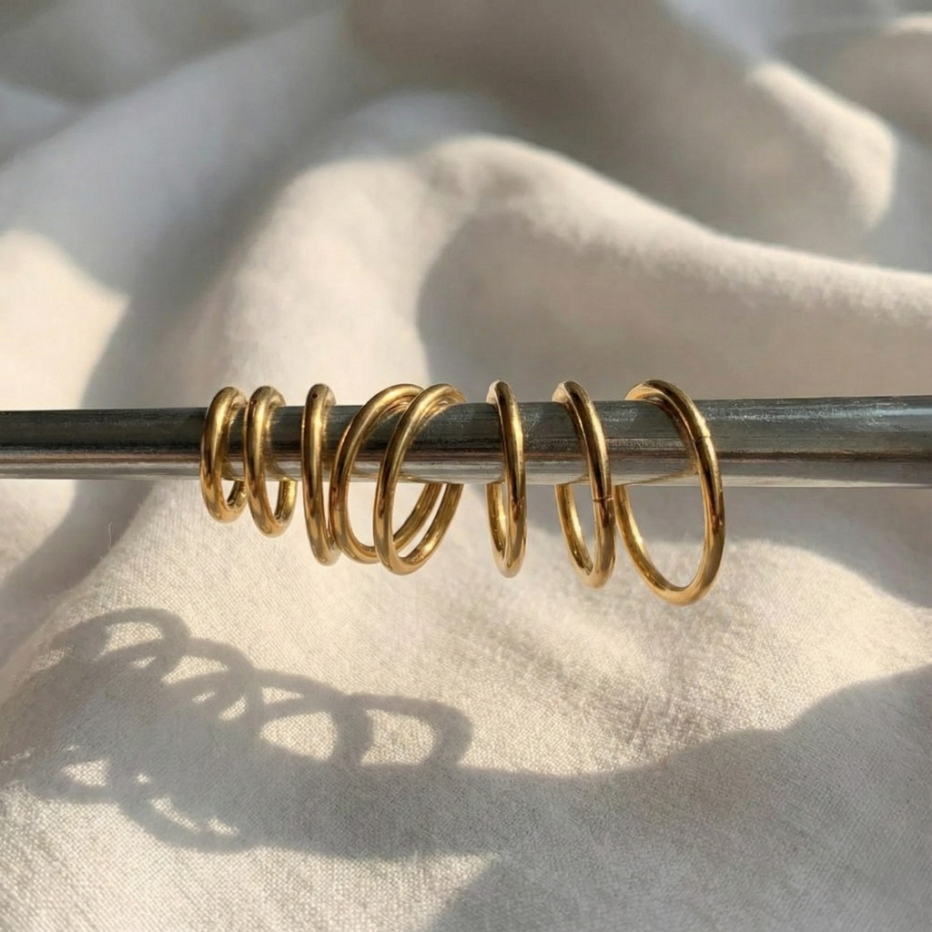 ASTM F136 Titanium Hinged Clicker Hoop (16G, 18G, 20G)