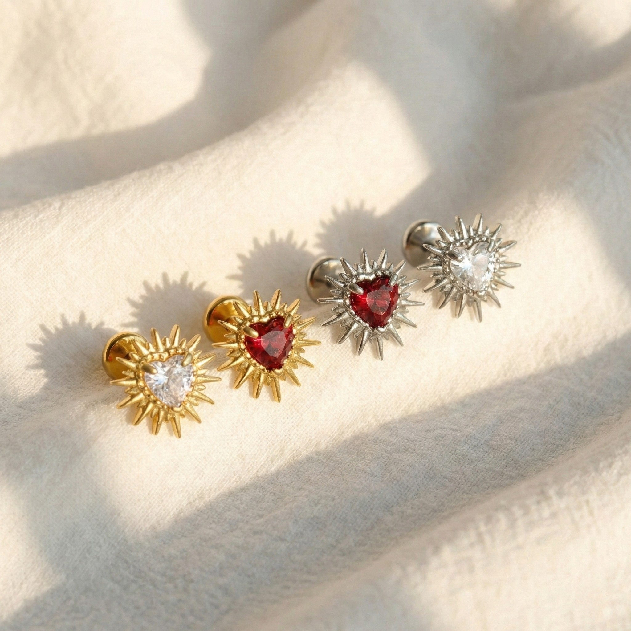 16G Titanium Heartbreak Earring - Helix & Tragus Piercing